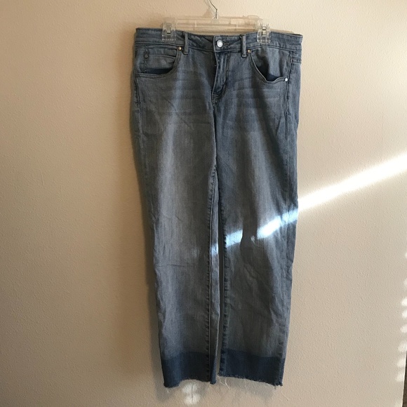 Caslon Boyfriend Raw Hem Jeans - Picture 1 of 6